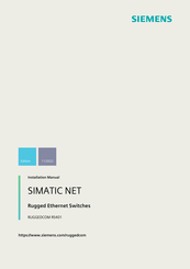 Siemens SIMATIC NET RUGGEDCOM RS401 Installation Manual