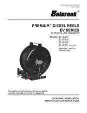 Balcrank PREMIUM 2310-015 Operation, Installation, Maintenance And Repair Manual