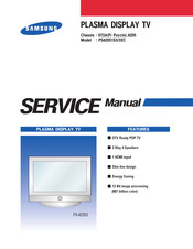 Samsung PS42D51SX/XEC Service Manual