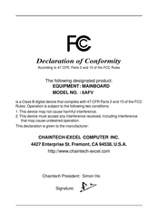 CHAINTECH 6AFV Manual