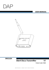 DAPAudio D1820 User Manual