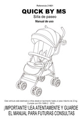 MS QUICK 21601 Instruction Manual