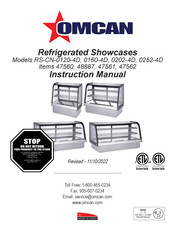 Omcan RS-CN-0202-4D Instruction Manual