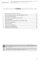 Smeg CB51GV1 Instructions Manual