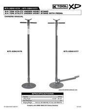 K-Tool KTI-XD61077 Owner's Manual