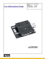 Parker mSR080 User's Information Manual