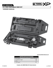 K Tool International KTI-XD63709 Owner's Manual