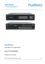 PureTools PT-MA-HD88HDBT User Manual