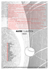 Laufen Alessi H832971 Manual