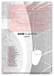 Laufen Alessi H8119714001091 Manual