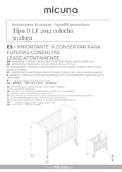 Micuna D LF 5028951 Assembly Instructions Manual
