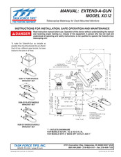TFT EXTEND-A-GUN XG12 Instructions For Installation, Safe Operation And Maintenance