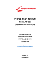 ChemInstruments PT-1000 Operating Instructions Manual