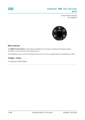 Arduino MKR IoT Carrier Rev2 Product Reference Manual