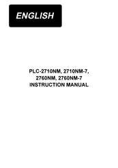 JUKI PLC-2710NM Instruction Manual