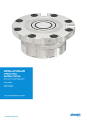 Zimmer SPN062E6SD-B Installation And Operating Instructions Manual