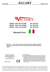 ELCART VICTORY VIC-OL200R Manual