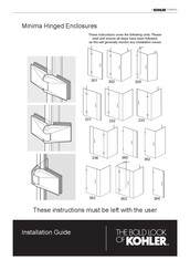 Kohler 305 Installation Manual