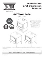 Empire Comfort Systems ARCHWAY 2300 INSERT Installation And Operation Manual