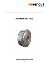 Renova PWX 003 C Assembly And Maintenance Manual