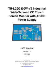 Transduction TR-LCD2300W-V2 User Manual