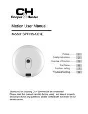 Cooper & Hunter SPHNS-S01E User Manual