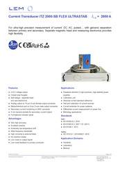 LEM ITZ 2000-SB FLEX ULTRASTAB Manual