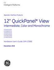 GE QuickPanel+ IC754VSI12MTD Operator Interface Products
