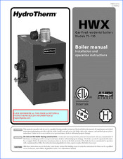 HydroTherm HWX 70-195 Manual