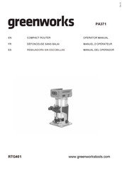 GreenWorks PA371 Operator's Manual