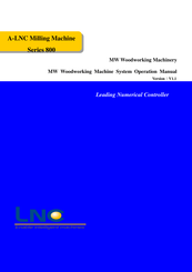 A-LNC MW2900 Series Operation Manual