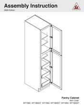 J&K WP189627 Assembly Instruction Manual