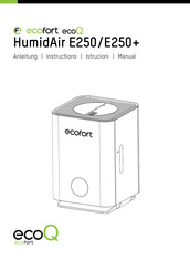 ecofort ecoQ HumidAir E250+ Manual