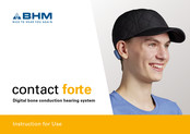 BHM contact forte Instructions For Use Manual