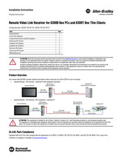 Rockwell Automation Allen-Bradley 6300V-RVLDV-RX Installation Instructions Manual