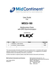 Flex MidContinent MD23-190 User Manual