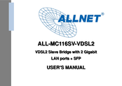 Allnet ALL-MC116SV-VDSL2 User Manual