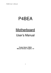 Taiwan Commate Computer Inc. P4BEA User Manual