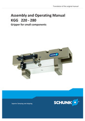 SCHUNK KGG 280 Assembly And Operating Manual