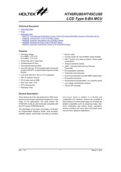 Holtek HT49CU80 Manual
