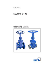 KSB ECOLINE GT 40 Operating Manual