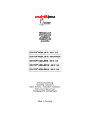 Analytik Jena DOCTER NOBILEM 7 x 50 B/GA Operating Instructions Manual