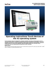 Vector AMM-ED-W Operating Instructions Manual