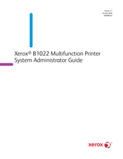 Xerox B1022 System Administrator Manual