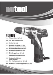 NUTOOL NCD108 Original Instructions Manual