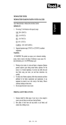 Tool it NBT 200 Test Procedures / Operating Instructions