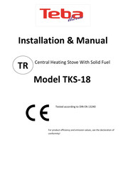 Teba therm TKS-18 Installation And Manual
