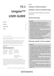 Datamars UNIGIZER 15J User Manual