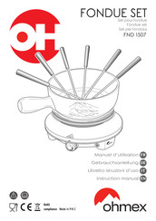 ohmex FND 1507 Instruction Manual