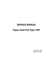 Ricoh 140F Service Manual